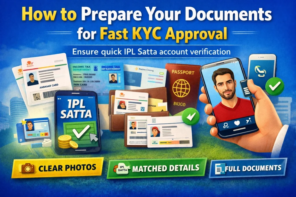 How to prepare documents for fast IPL Satta KYC approval