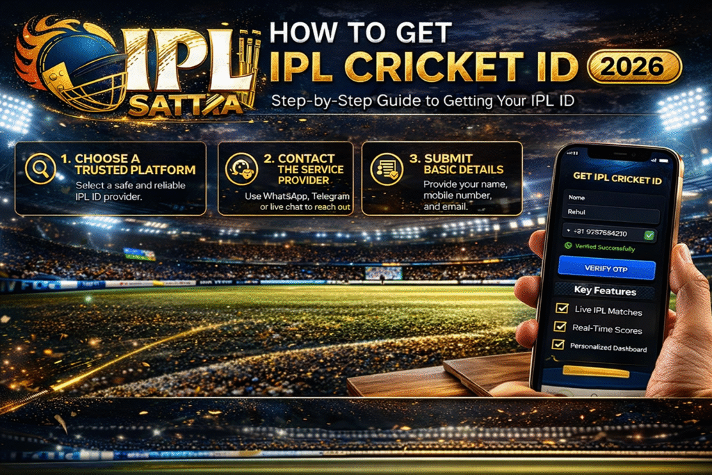 Step by step guide to get IPL Cricket ID 2026 online registration process