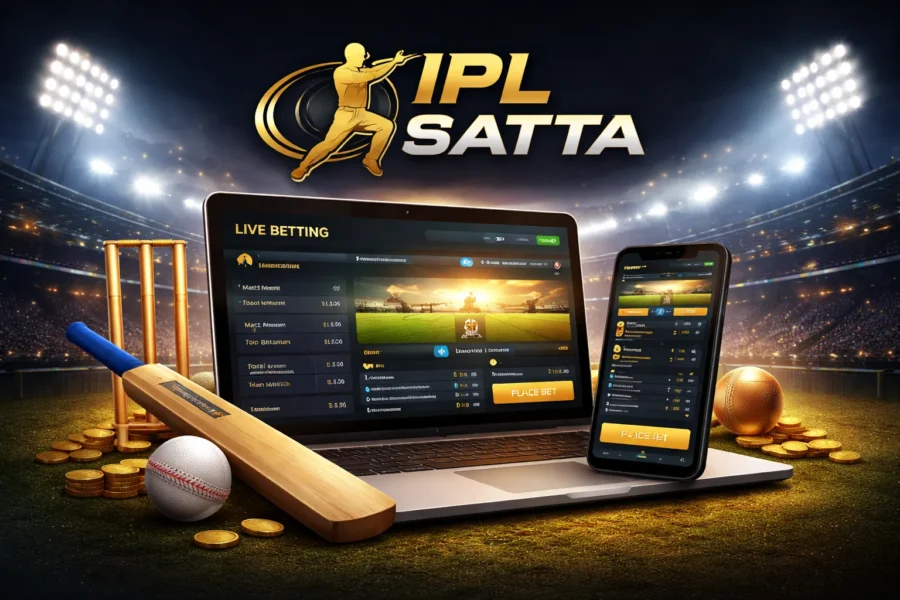 Online cricket betting platform interface