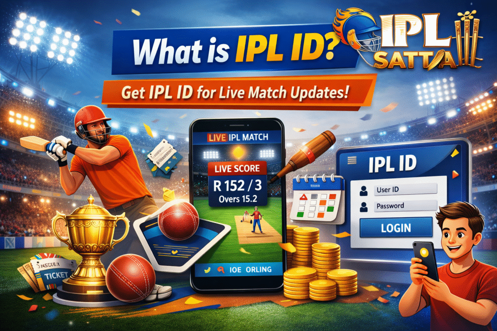 👉 Get IPL ID 2026 online live cricket login dashboard IPL Satta logo